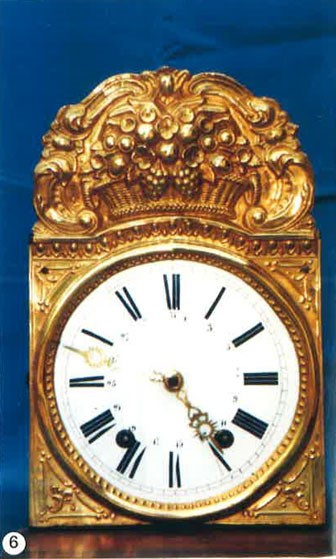 Garniture Laiton Et Cadran Pour Horloge Comtoise – Hervotte Buxiéres Les Frondes – Antique