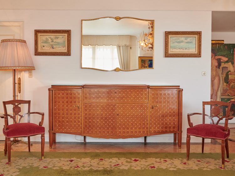 Mobilier appartement cannois signé Jules Leleu (1883-1961)