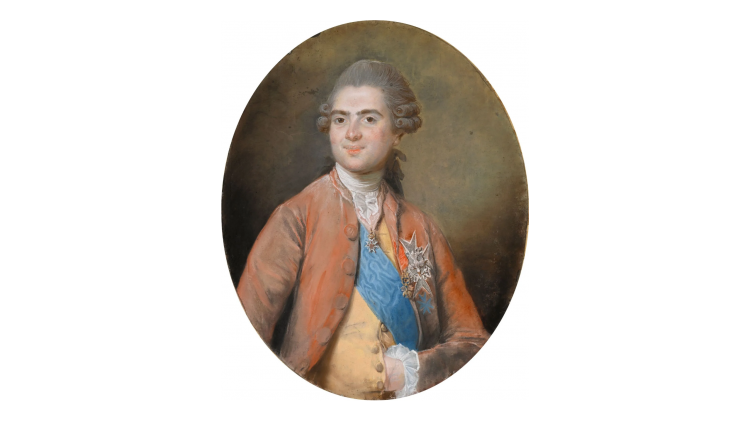 Élisabeth Vigée Le Brun, Portrait du comte de Provence, futur Louis XVIII, 1776, pastel sur papier, 70 x 58 cm. Adjugé 175 500 euros (frais inclus) par De Baecque & Associés le 16 juin. Préempté par le château de Versailles.